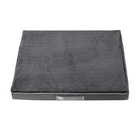 DAYKETNE Washable Large Dog Bed - Removable Dog Crate Mattress- for Medium Large Dogs-Suitable for All Seasons,Darkgray-75X50X10CM