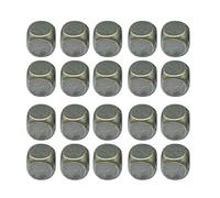 DAYLIGHE 20pcs Brass Paracord Accessories Stylish Outdoor Pendant Beads Brass Strain Isolate Beads Accessory for Paracord Jewelry Accessories