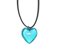 DAYLIGHE European and Novel Simple Loves Pendant All-Matched Clavicle Chain Adjustable Black Rope Cold Necklace