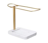 DAYLIGHE Space Saving Hair Claw Clip Organiser Sturdy Metal Frame with Wooden Base Decorative Storage Rack for Girls Women Baby Headband Organiser