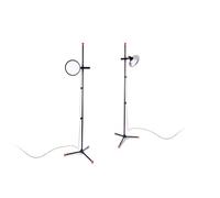 Daylight Lighting : Artist Studio Lamp 2 + Stand (18W) : Brushed Chrome