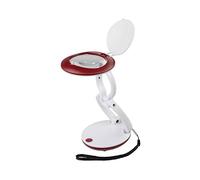 Daylight Company DN1350 Compact, Foldable Magnifying Light, White/Red, 8.2cm x 16.5cm x 7.6cm