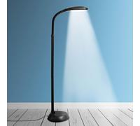 Daylight Lamp - Reading Light Floor Standing - Energy Saving Bulb - Natural Sunlight 12W LED with Adjustable Brightness - Standard Bright Floor