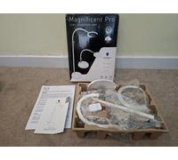 Daylight Magnificent Pro LED Magnifying Lamp Floor/Clamp White Flexible NEW