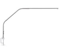Daylight Slimline 4™ LED Table Lamp in Brushed Steel - 6,000K, 3,200 Lux, 4 Brightness Levels, USB-C Charging Port, Anti-Glare Diffuser, Flexible Design, Art & Craft, Sewing, Nail Salon