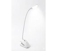 daylight Smart Clip-On Lamp Portable Rechargeable LED Light in White daylight White