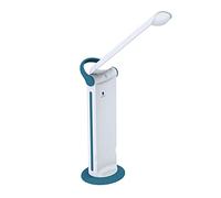Twist 2 Go™ - Rechargeable & Portable Daylight Lamp with Easy Twist Shade (6,000K LED, 3 Brightness Levels, Up to 8Hrs Battery Life) - Perfect for Crafts, Reading, Work & Everyday Tasks (Teal/White)