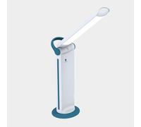 Daylight Twist 2 Go™ - Rechargeable & Portable Lamp with Easy Twist Shade (6,000K LED, 3 Brightness Levels, Up to 8Hrs Battery Life) - Perfect for Crafts, Reading, Work & Everyday Tasks (Teal/White)
