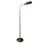 Daylight24 402051-07 Natural Daylight Battery Operated Cordless Floor Lamp, Antique Brass