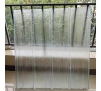 Daylighting Panels, 1.2mm Corrugated Roofing Sheet, UV Protection Sheeting Corrugated Roof, Roofing Material Garage Shed Roof Panel, Impact Resistance Rainproof Board (0.9×1.3m,1pcs)