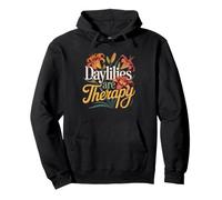 Daylily Therapy Summer Garden Stress Relief Flower Love Self Pullover Hoodie