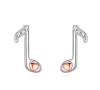 DAYLINLOVE Avocado/Cherry/Donut/Lily of the Valley/Music Note/Anatomical Heart Earrings 925 Sterling Silver Cute Jewelry for Women Friend Birthday Gifts