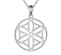 DAYLINLOVE Birdgot Flower Of Aphrodite Necklace Goddess of Love Symbol Necklace for Men Women