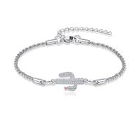 DAYLINLOVE Cactus Bracelet 925 Sterling Silver Cactus Bracelet Plant Nature Birthday Anniversary Jewellery Gifts for Women Mom Grandma