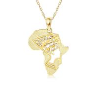DAYLINLOVE Nefertiti Necklace 925 Sterling Silver Africa Necklace Queen Nefertiti Pendant Necklace Egyptian Jewelry Gifts for Women Wife Mom