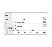 DayMark Shelf Life/Use By Removable Label, 2" x 4" (Roll of 500)
