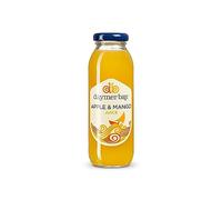 Daymer Bay - Apple & Mango Juice, Refreshingly Fruity, Natural Ingredients, Not from Concentrate, Vegan, Gluten Free, 100% British Recyclable Packaging 24 x 250ml Glass Bottles