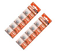 DAYnagh 2 Sheet CR1225 Button Batteries 3V For Household Gadgets Like Alarms Pedometers And LED Light Stable Power Supply