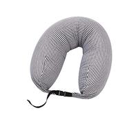 DAYNECETY 1pc Microbead Travel Neck Pillow Cushion Roll Lightweight Travel Pillow Support U Shape Cushion For Car Airplane Kids Adult (Grey)