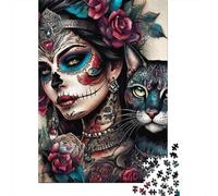DayOfTheDeadArt 1000 Piece Adults Puzzle Kids Age Games Puzzle Game Difficult Impossible Challenging & Brainteasing 70x50cm/1000pcs