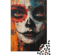 DayOfTheDeadArt 1000 Piece Thick Cardboard Classic Jigsaw Puzzle Adults Educational Challenge Beautiful Decoration Value Pack 70x50cm/1000pcs