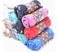 DAYOLY Pet Blanket Luxury Warm Soft Fleece Pet Dog/Cat/Puppy/Kitten Bed Blankets Mat Pad with Paw Print - Value Pack 60 x 70cm Per Blanket (6 pieces of 23.6x27.6 Inches)