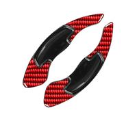 DAYOTIE Compatible With Crown Road 2016-2020 For Odyssey 2015-2021 Car Replacement Steering Wheel Controller Shift Paddle Extension Car Universal Picks Car Paddle Extender(Carbon Fiber Red)
