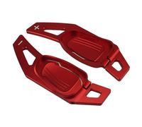 DAYOTIE Compatible with for S6 2015 Car Steering Wheel Shift Paddle Shifter Gear Extention Car Styling 2PCS Aluminum Car Paddle Extender(Red)