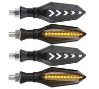 DAYOTIE Compatible with For XJR1300 For XP500 For XP530 For XS250SE For XS400 For XS650 For XS750 For XS850 For XS1100 Motorcycle Turn Signals Light Motorcycle Turn Signal(White,4piece)