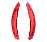 DAYOTIE Compatible with Mitsubishi for ASX 2013-2020 for Eclipse for Cross 2018-2019 Car Steering Wheel Controller Paddle Shifter Extension Shift Cover Car Paddle Extender(Red)