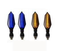 DAYOTIE Compatible With Suzuki For GSR750 For SV650 For SV400 For V-Strom 650 Motorcycle Turn Signals Light 10MM Turning Indicators Bulbs Lamp Motorcycle Turn Signal(Blue and yellow)