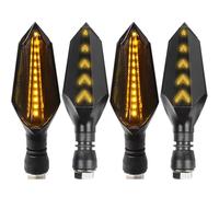 DAYOTIE Compatible With Suzuki For RV125 For RV200 For SV650 For SV650S For SV1000 For SV1000S For TL1000 For TL1000S For TL1000R Turn Signals Lights Motorcycle Turn Signal(2 pairs yellow-yellow)