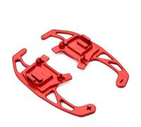 DAYOTIE Compatible with VW for Polo 6C for GTI 2015 2016 2017 2018 2019 Extension Shift Cover Car Steering Wheel Shift Paddle Shifter Car Universal Picks Car Paddle Extender(Red)