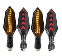 DAYOTIE Turn Signal Compatible With For ZX14R For ZX25R For ZX636 For ZX636R For ZX1100 For ZX1400 Motorcycle Turn Signals Flashing Lights Indicator
