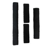 DayoVortex Soft Fleece Horse Halter Cover - Prevents Horse Halter rubbing on Horse's face - Ideal for Fleece Halter Covers (Deluxe, Black)