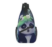 Daypack Sling Bag Succulents Plant Neon Fanny Pack Classic Crossbody Shoulder Bag