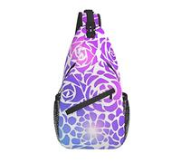 Daypack Sling Bag Succulents Plant Neon Fanny Pack Classic Crossbody Shoulder Bag