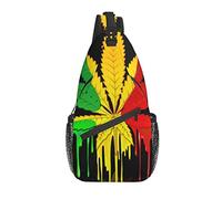 Daypack Sling Bag Tribal Native American African Ethnic Symbols Chest Shoulder Backpack Interesting Crossbody Shoulder Bag