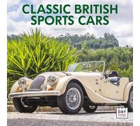 Dayplanner Classic British Sports Cars Calendar 2026, Large Square Wall Calendar, 16 Month, Classic British Sports Cars Gift Auto Calendar