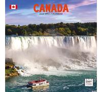 Dayplanner Publishing Canada Calendar 2026, Large Square Wall Calendar, 16 Month, Canada Gift Travel Calendar