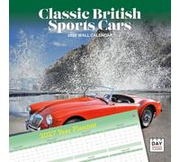 Dayplanner Publishing Classic British Sports Cars Calendar 2027, Large with Wall Planner