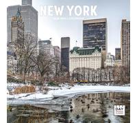 Dayplanner Publishing New York Calendar 2026, Large Square Wall Calendar, 16 Month, New York Gift Travel Calendar