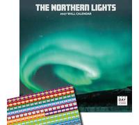 Dayplanner Publishing Northern Lights Calendar 2027, Large with Stickers