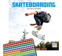 Dayplanner Publishing Skateboarding Calendar 2027, Large with Stickers