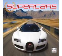 Dayplanner Publishing Supercars 2026 Calendar, Large Square Wall Calendar 2026, 16 Month, Supercars Gift Car Calendar.