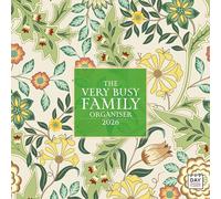 Dayplanner Publishing Very Busy Family Organiser Calendar 2026 With Event Stickers, Large Square Wall Calendar, 12 Month, Very Busy Family Organiser Gift Calendar
