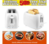 Dayplus 2 Slice Toaster 6 settings 2000w Wide Groove Pull up tray Pop Up Toaster