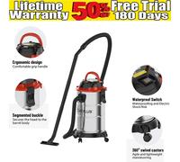 Draper 20515 Wet & Dry Vacuum with Stainless Steel Tank 20L (240V)