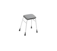 Days 91357219 Height Adjustable Perching Shower Stool, Shower Chair, Slip-Resistant Rubber Tips, Bathing Aid for Elderly, Disabled, and Hanicapped,