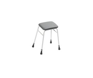 Days 91357219 Height Adjustable Perching Shower Stool, Shower Chair, Slip-Resistant Rubber Tips, Bathing Aid for Elderly, Disabled, and Hanicapped,